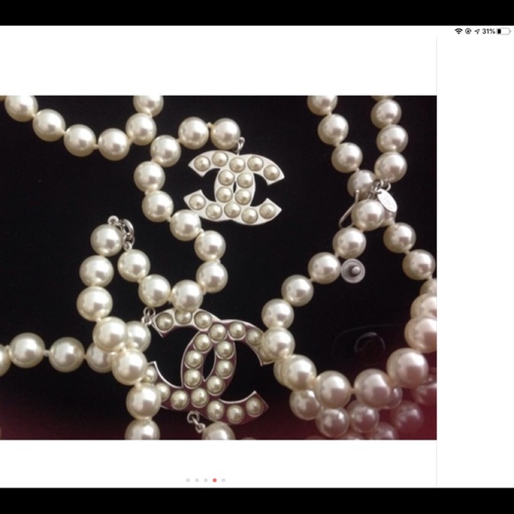 Chanel pearl belt. SOLD SOLD - Picture 4 of 8